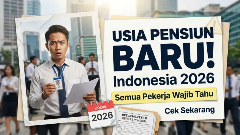 Aturan Usia Pensiun di Indonesia 2026 – Hal yang Sangat Penting untuk Diketahui oleh Semua Pekerja